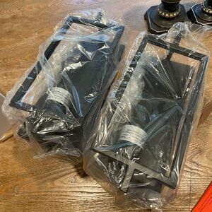 WILON Black Wall Sconces Set of 2